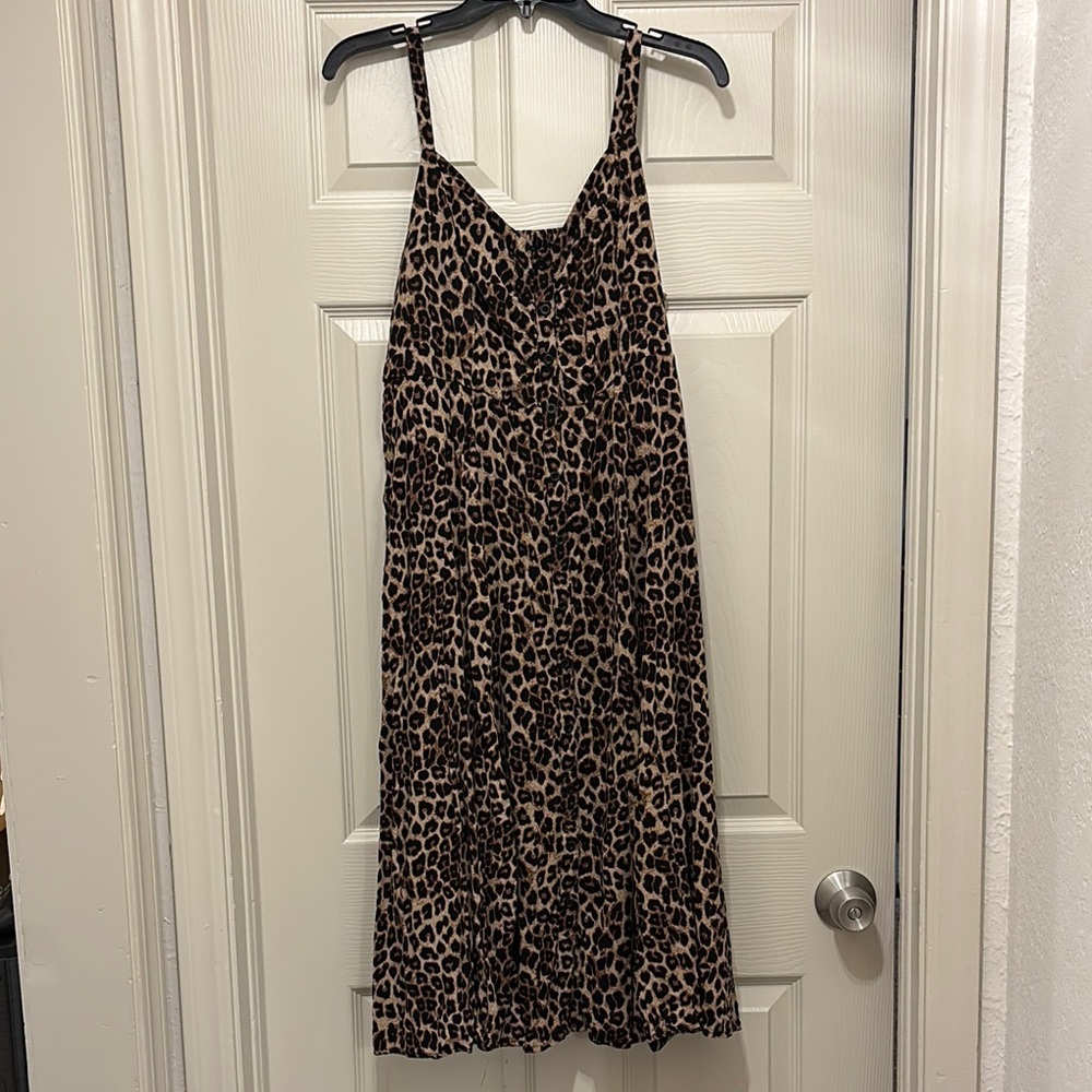 Torrid Leopard Print Midi Dress